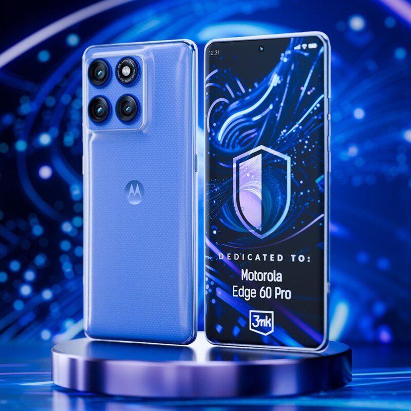 Husa Motorola Edge 60 Pro 3mk Clear Case, transparenta