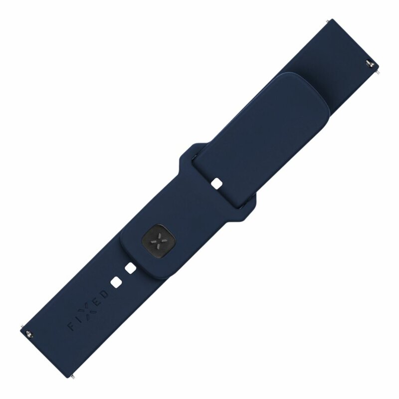 Curea Huawei Watch GT 6 46mm Fixed Silicone Strap Set, albastru