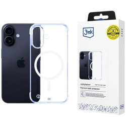 Husa iPhone 16 premium 3mk Just20g MagCase, transparent