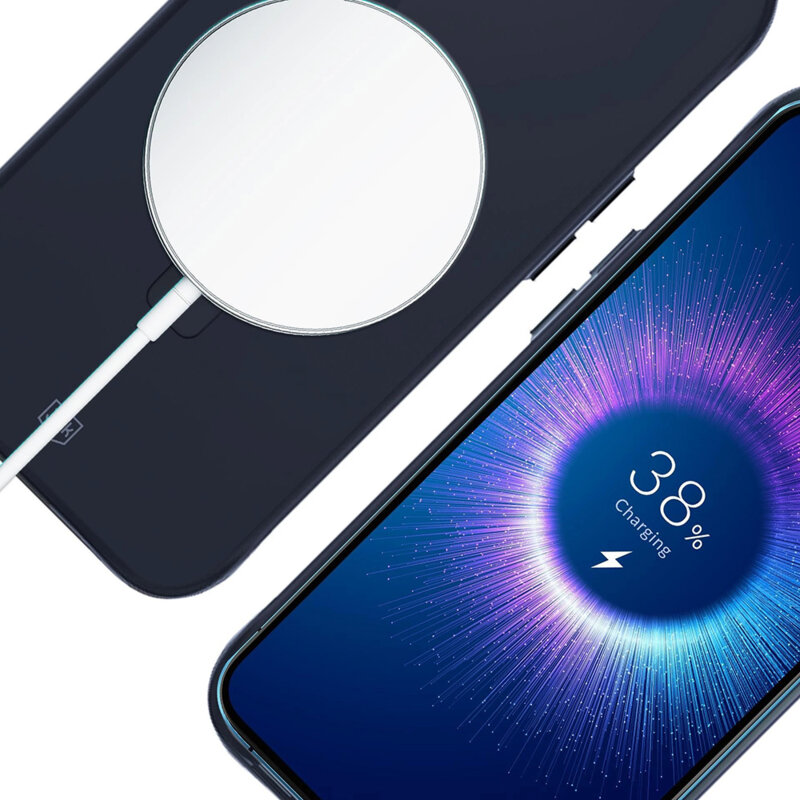 Husa iPhone 13 premium 3mk Smoke Case Mag&Stand Matt, negru