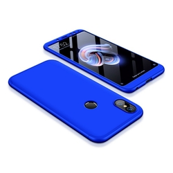 Husa Xiaomi Redmi Note 5 Pro GKK 360 Full Cover Albastru