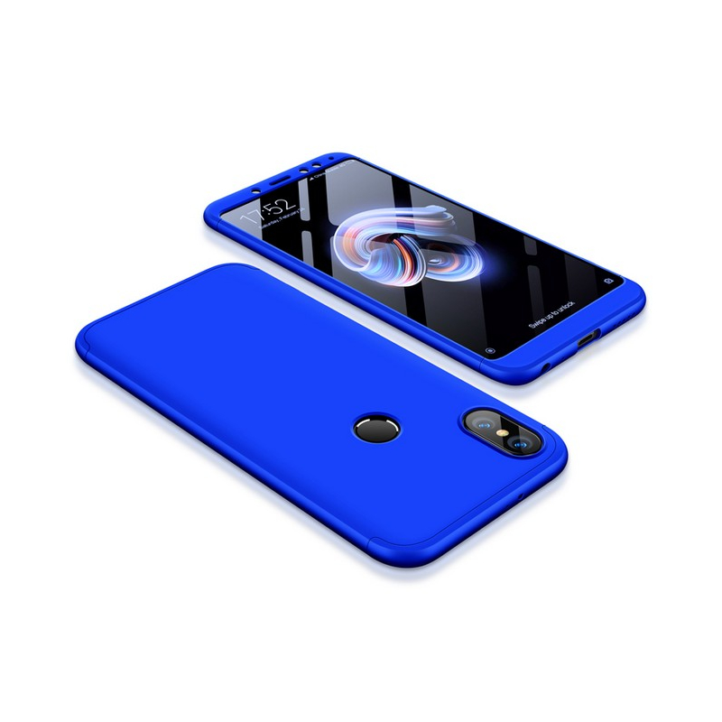 have fun Mona Lisa drag Husa Xiaomi Redmi Note 5 Pro GKK 360 Full Cover Albastru - CatMobile