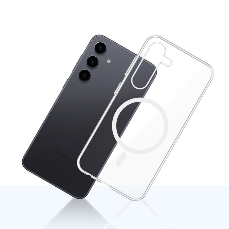 Husa Samsung Galaxy S24 3mk Clear MagCase, transparenta