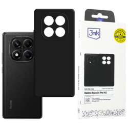 Husa Xiaomi Redmi Note 14 Pro 4G premium 3mk Matt Case, negru