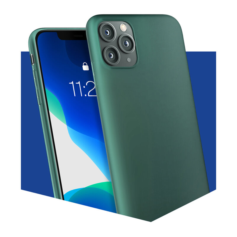 Husa iPhone 16 Pro premium 3mk Matt Case, negru