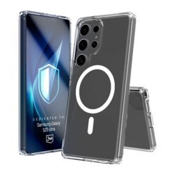 Husa Samsung Galaxy S25 Ultra 3mk Armor MagCase, transparenta