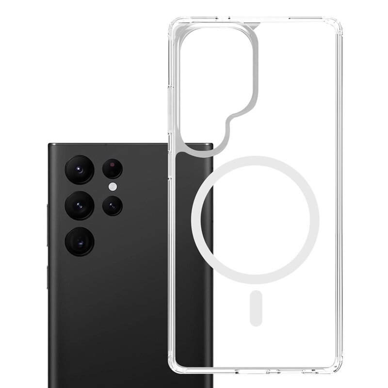 Husa Samsung Galaxy S25 Ultra 3mk Armor MagCase, transparenta