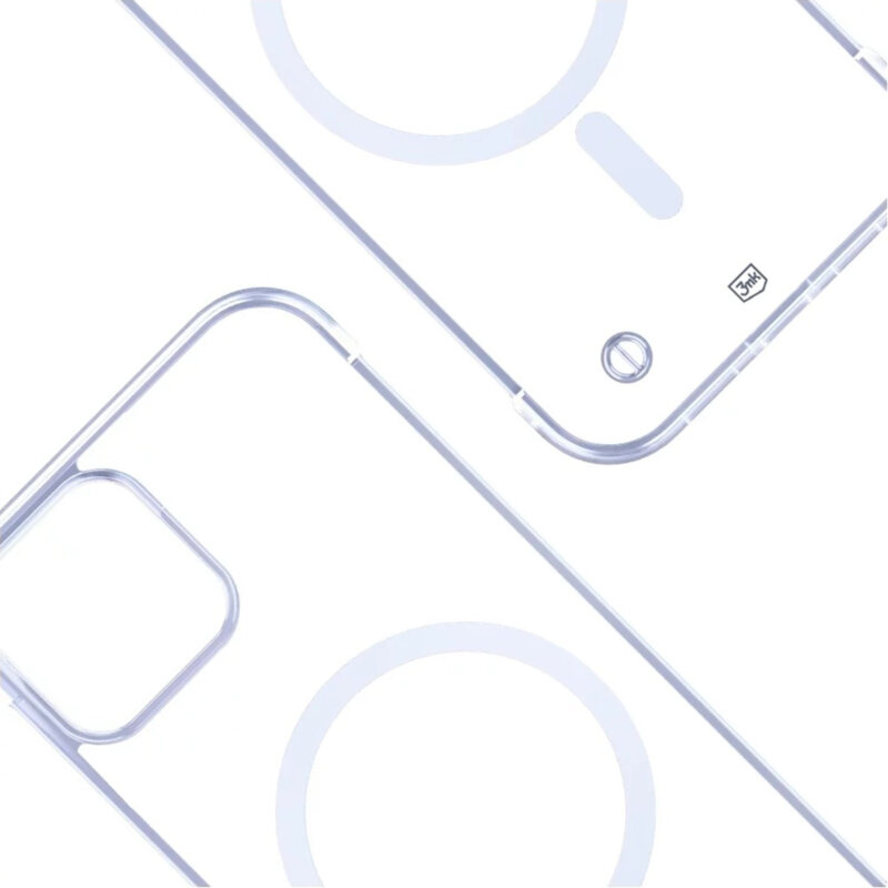 Husa iPhone 15 3mk Just20g MagCase, transparenta