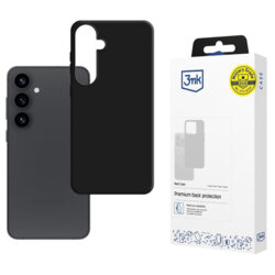 Husa Samsung Galaxy S25 premium 3mk Matt Case, Black
