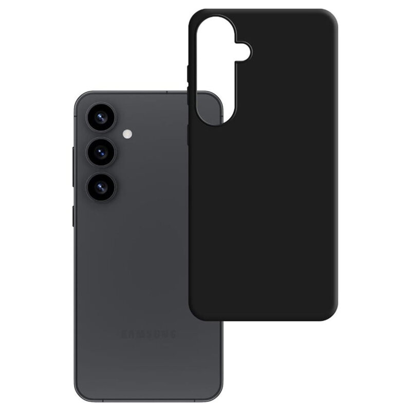 Husa Samsung Galaxy S25 premium 3mk Matt Case, Black