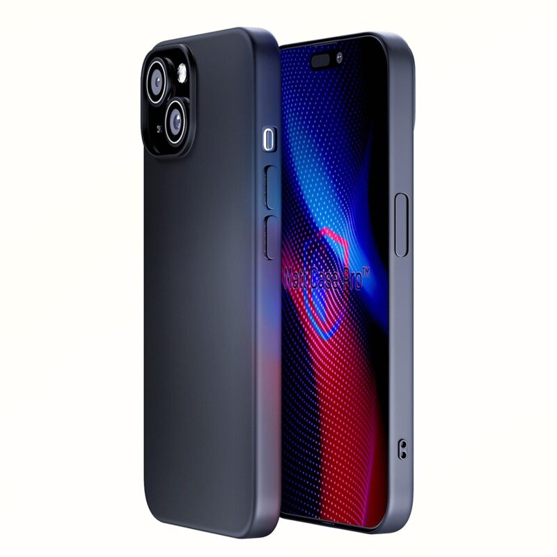 Husa iPhone 15 premium 3mk Matt Case Pro, negru