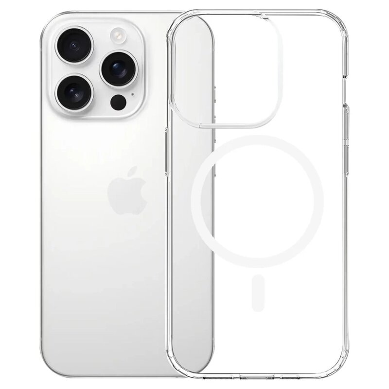 Husa iPhone 16 Pro Max 3mk Armor MagCase, transparenta