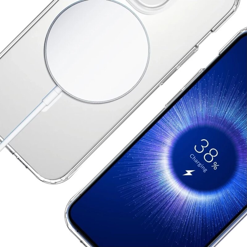 Husa iPhone 16 Pro Max 3mk Armor MagCase, transparenta