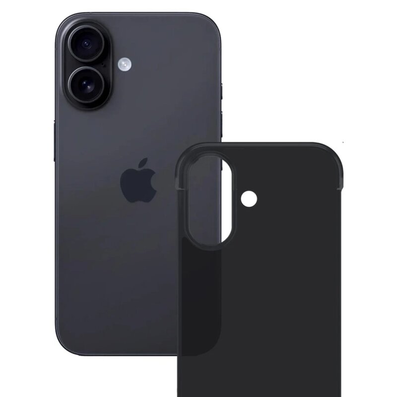 Husa iPhone 17 premium 3mk Just20g Matt Case, Black