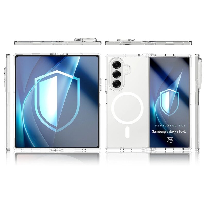 Husa Samsung Galaxy Z Fold7 3mk Clear Case, transparenta