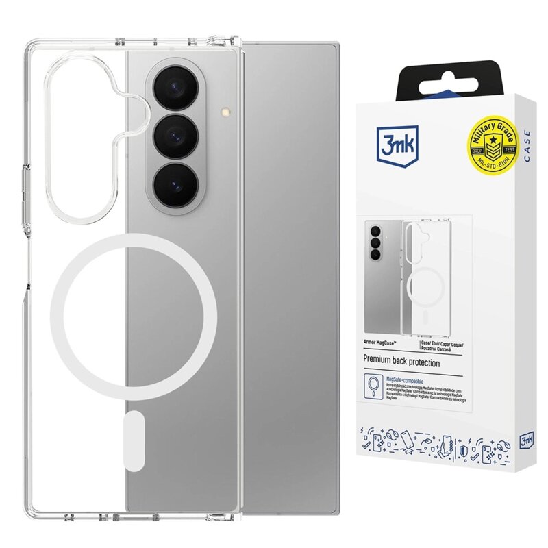Husa Samsung Galaxy Z Fold7 3mk Clear Case, transparenta