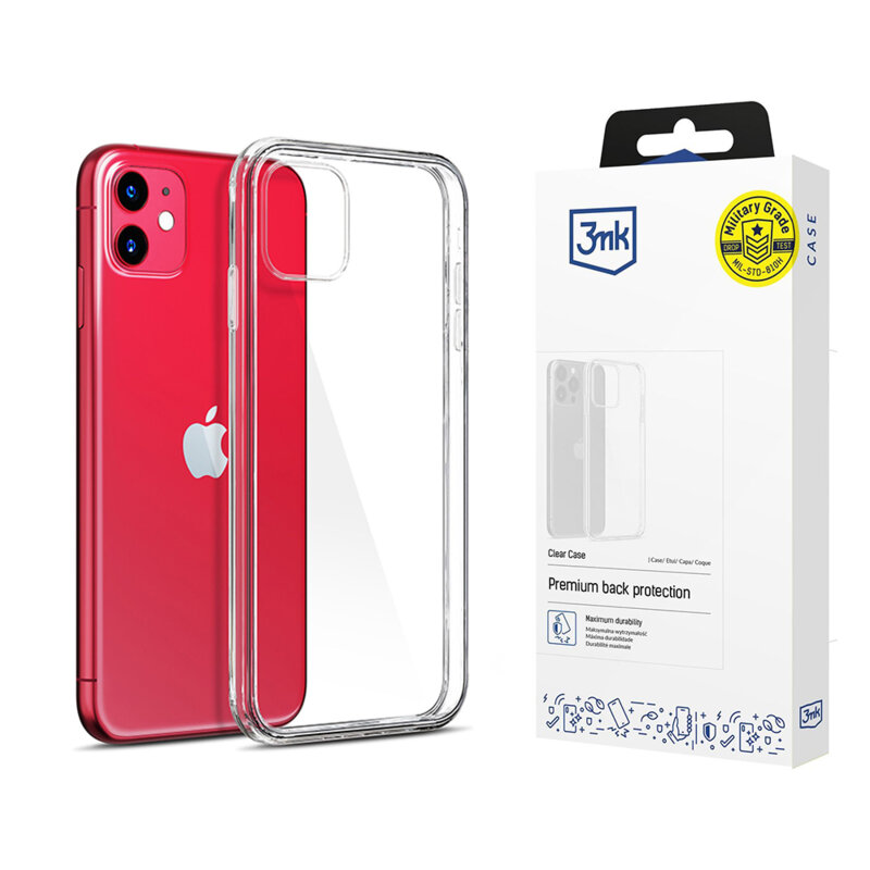 Husa iPhone 11 3mk Clear Case, Transparent