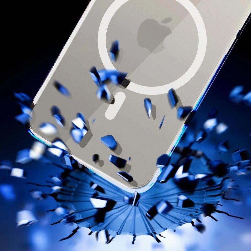 Husa iPhone 15 Pro Max 3mk Clear MagCase, Transparent