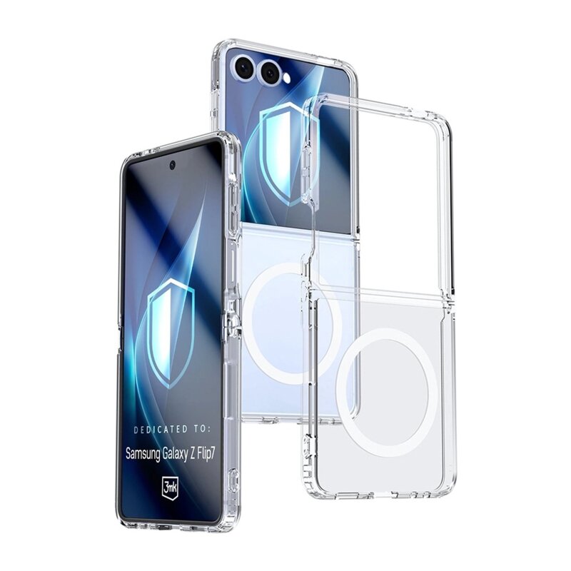 Husa Samsung Galaxy Z Flip7 3mk Clear Case, transparenta