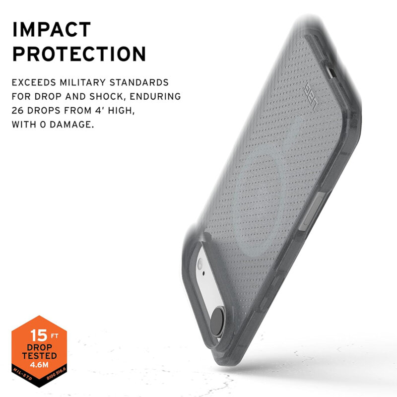 Husa iPhone 17 Air UAG Dot MagSafe, Ash