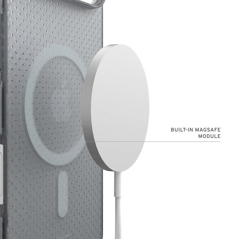 Husa iPhone 17 Air UAG Dot MagSafe, Ash