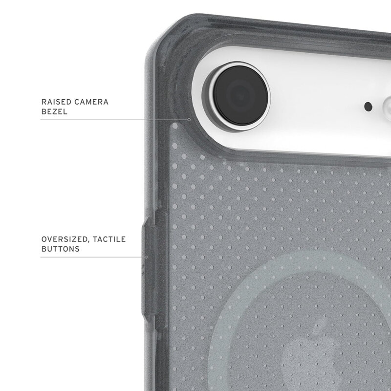 Husa iPhone 17 Air UAG Dot MagSafe, Ash