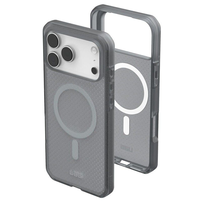 Husa iPhone 17 Pro Max UAG Dot MagSafe, Ash