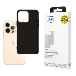 Husa iPhone 15 Pro Max premium 3mk Matt Case, negru
