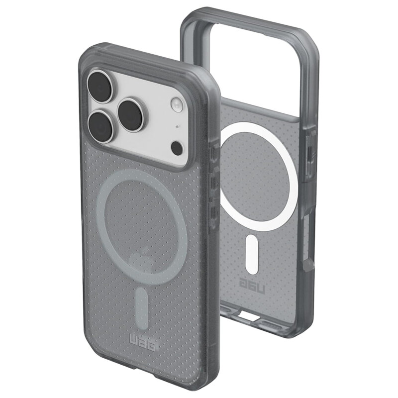 Husa iPhone 17 Pro UAG Dot MagSafe, Ash
