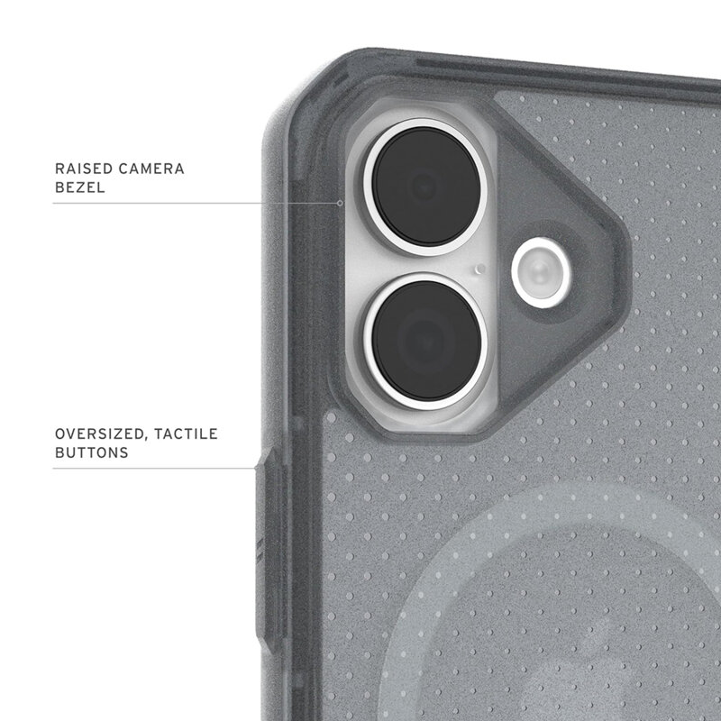 Husa iPhone 17 UAG Dot MagSafe, Ash