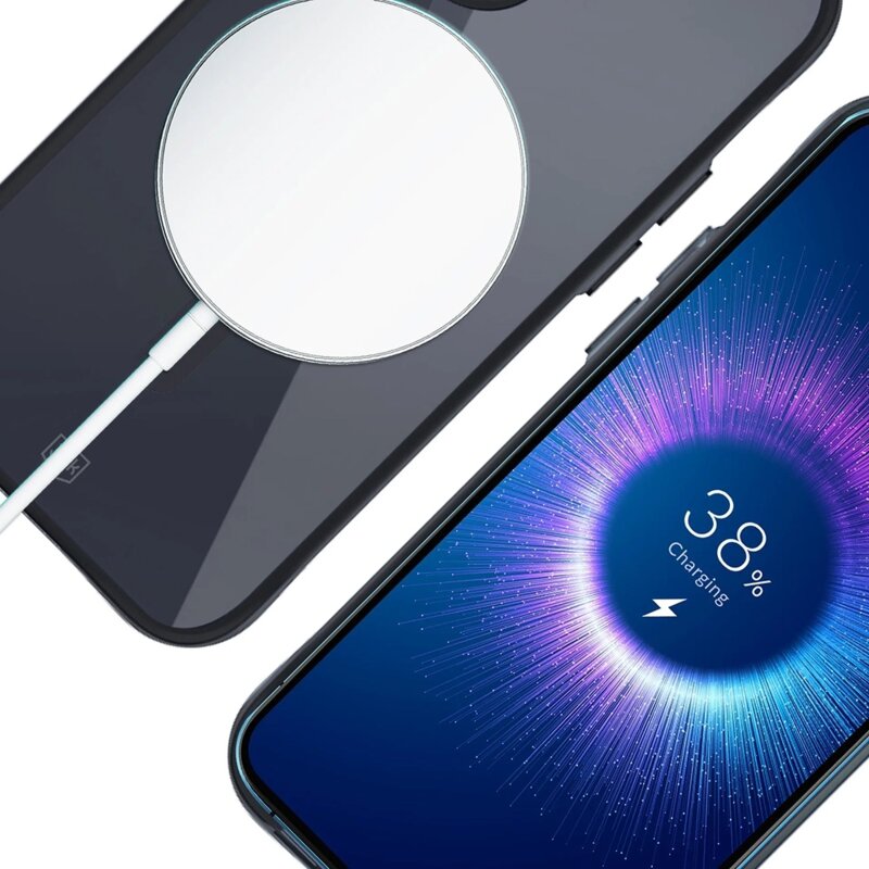 Husa iPhone 12 Pro 3mk Satin Armor MagCase, transparenta