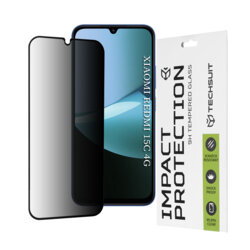 Folie sticla Xiaomi Redmi 15C 4G Techsuit 111D Privacy Full Glue, negru