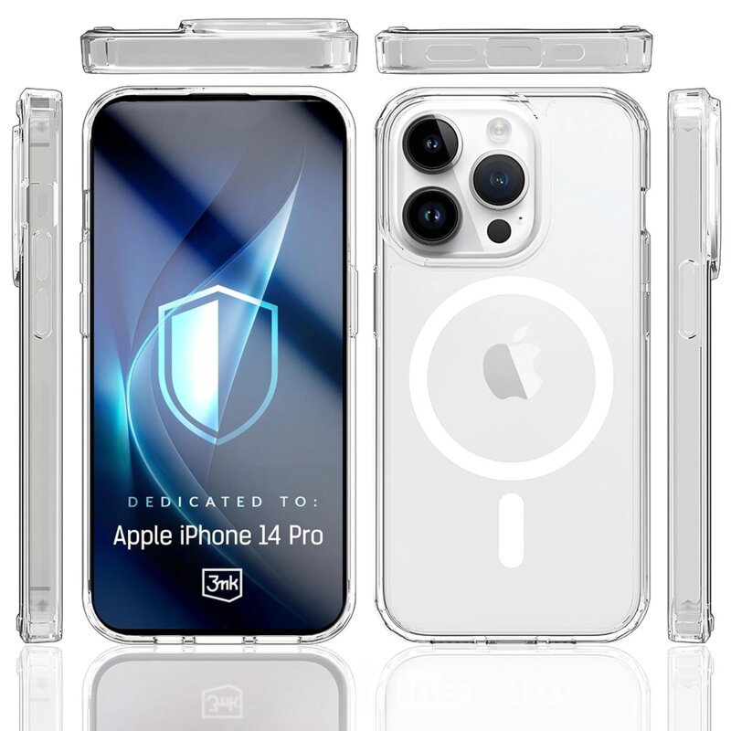 Husa iPhone 14 Pro 3mk Armor MagCase, transparenta