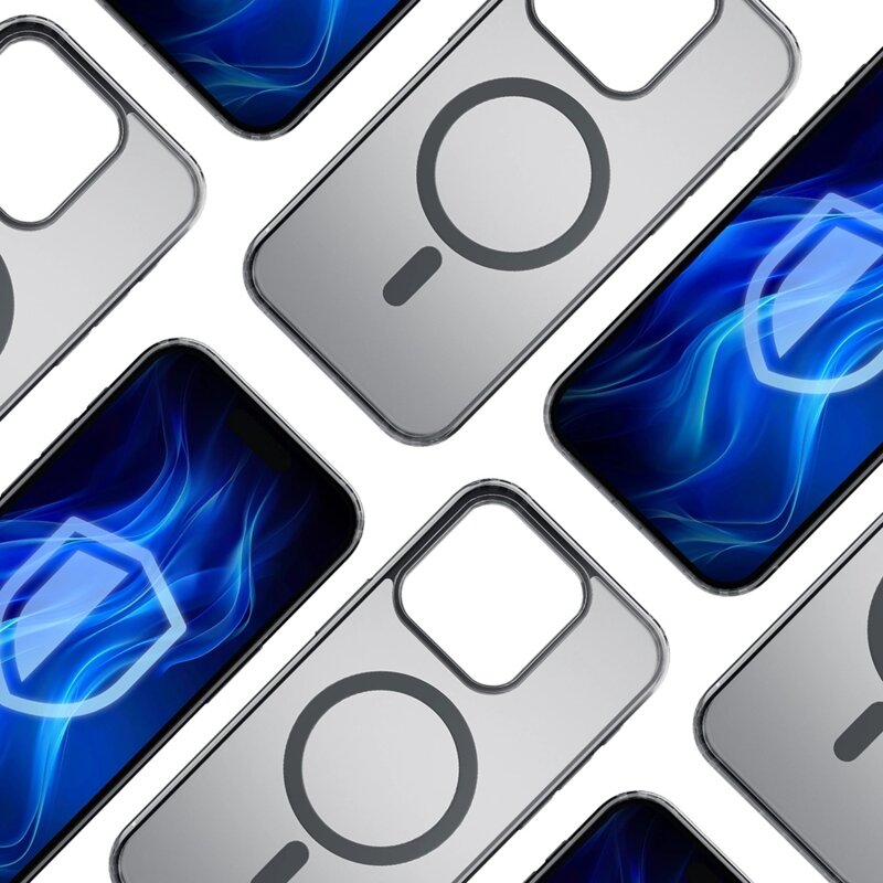 Husa iPhone 13 Pro Max premium 3mk Frosty MagCase, negru