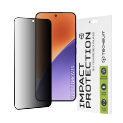 Folie sticla Xiaomi 15 Techsuit 111D Privacy Full Glue, negru