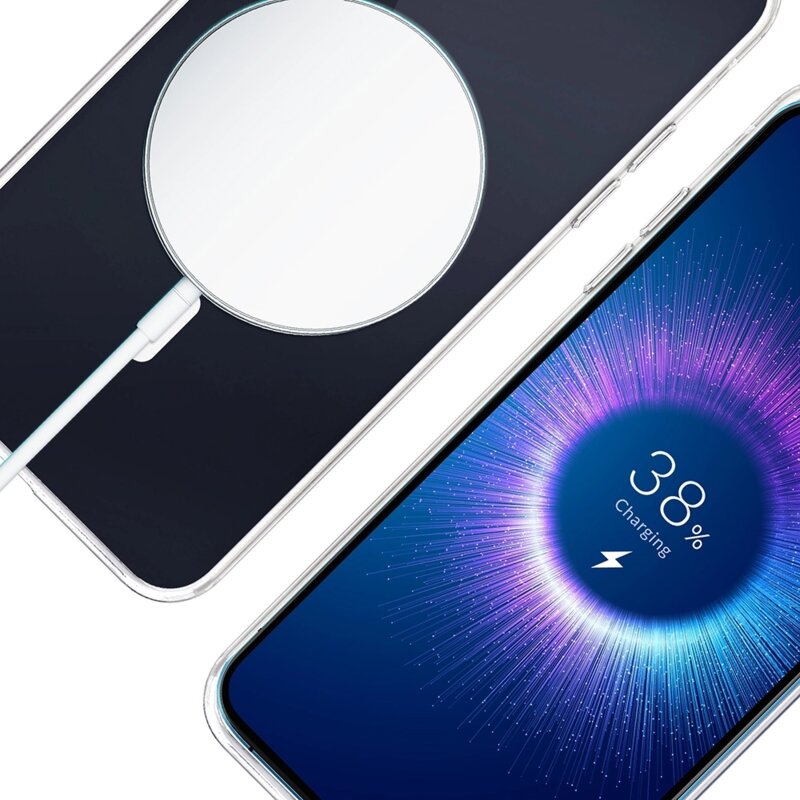 Husa iPhone 12 3mk Clear MagCase, transparenta