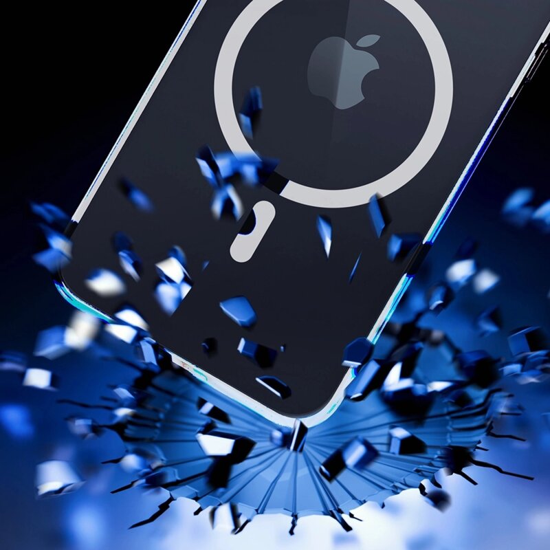 Husa iPhone 12 3mk Clear MagCase, transparenta