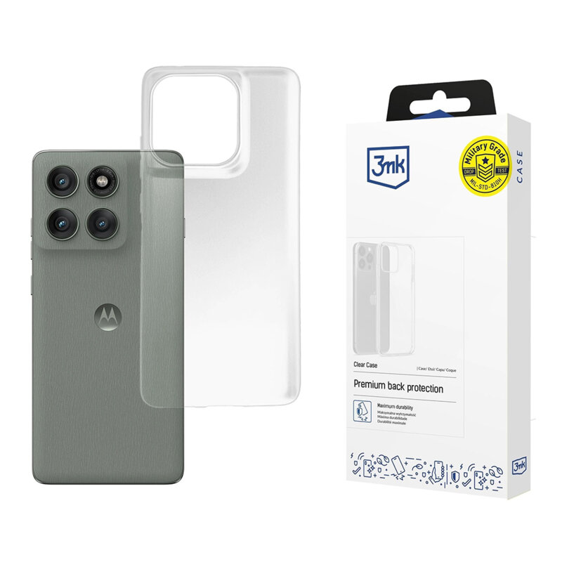 Husa Motorola Edge 60 Pro 3mk Armor Case, transparenta