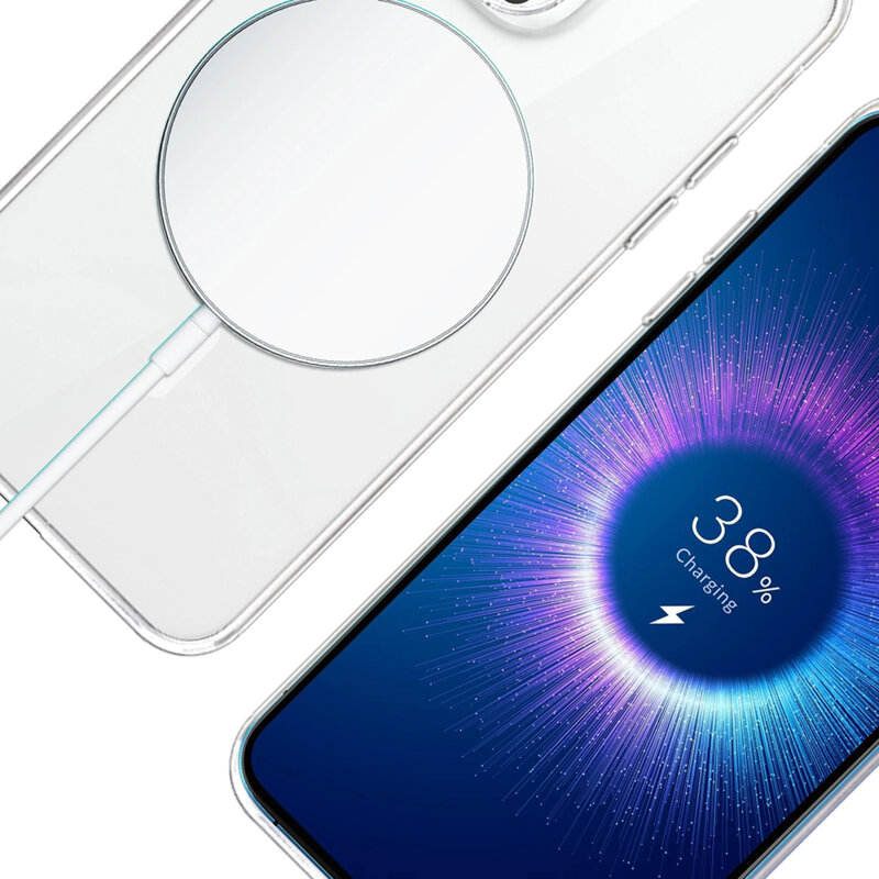 Husa iPhone 14 Pro Max 3mk Clear MagCase, transparenta