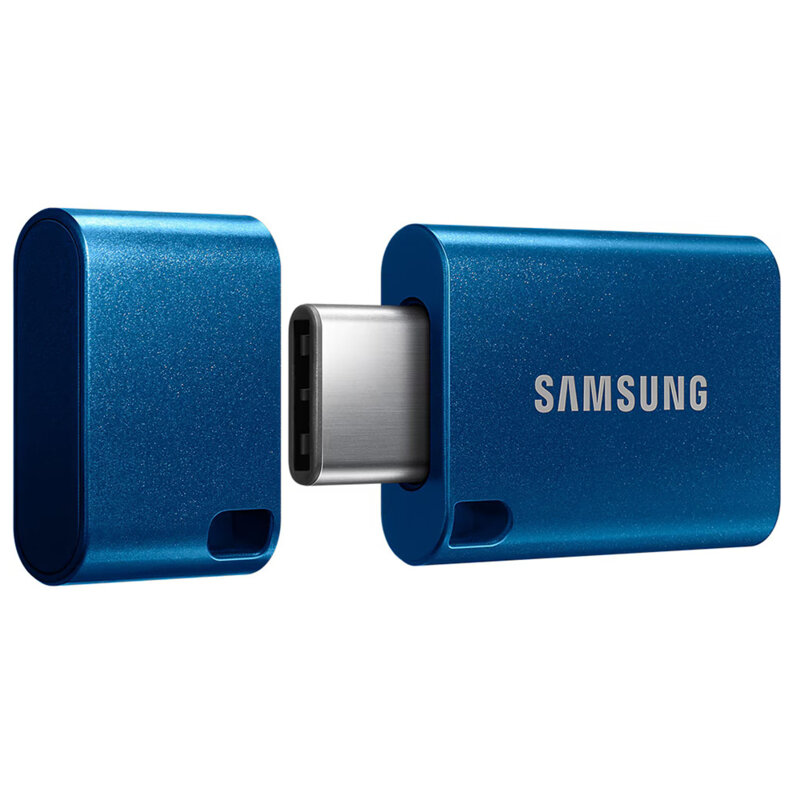 Stick OTG Type-C 64GB Samsung, 400MB/s, albastru, MUF-64DA/APC