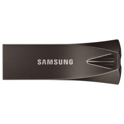 Stick USB 64GB Samsung BAR Plus, 300MB/s, gri, MUF-64BE4/APC