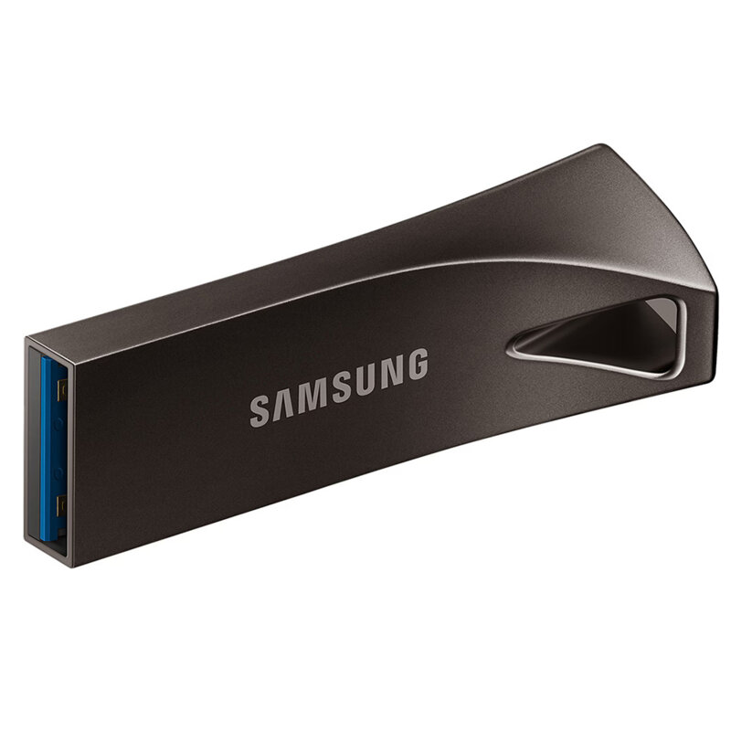 Stick USB 64GB Samsung BAR Plus, 300MB/s, gri, MUF-64BE4/APC