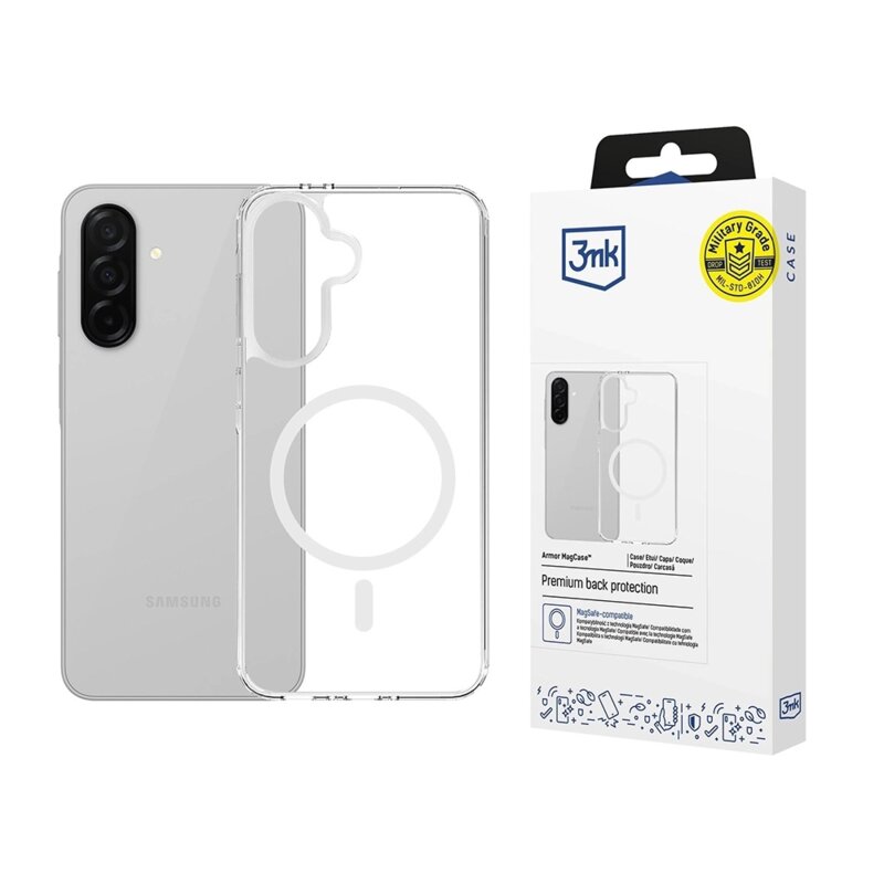 Husa Samsung Galaxy A36 5G 3mk Armor MagCase, transparenta
