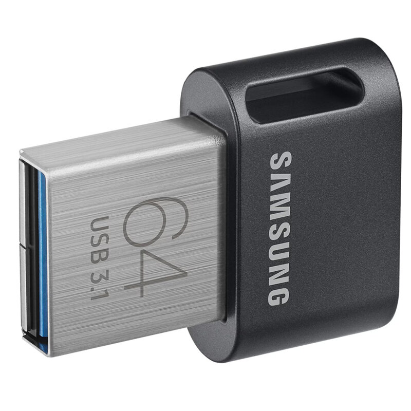 Stick USB 64GB Samsung FIT Plus, 300MB/s, negru, MUF-64AB/APC