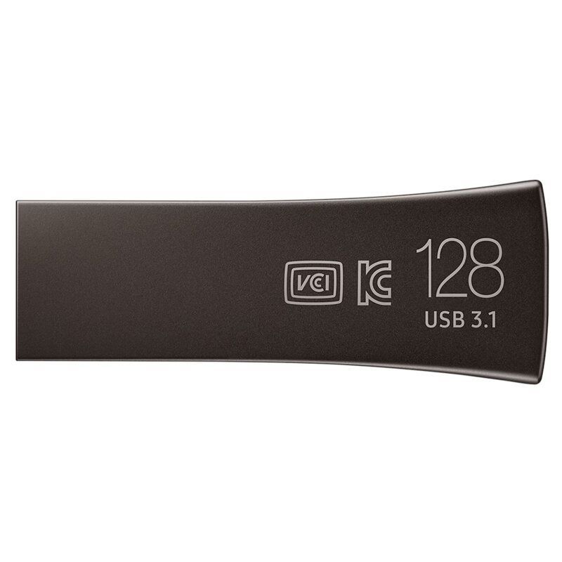 Stick USB 128GB Samsung BAR Plus, 400MB/s, gri, MUF-128BE4/APC