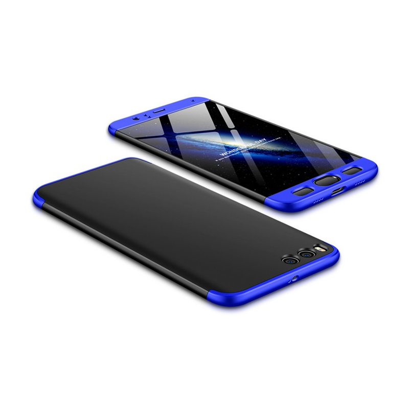 Husa Xiaomi Mi6 GKK 360 Full Cover Negru-Albastru