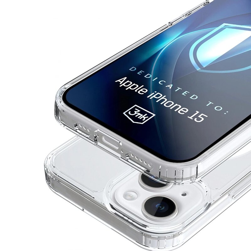 Folie iPhone 15 3mk Armor MagCase, transparenta