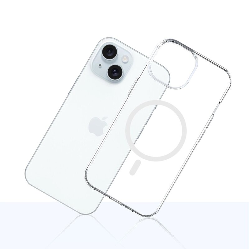 Folie iPhone 15 3mk Armor MagCase, transparenta
