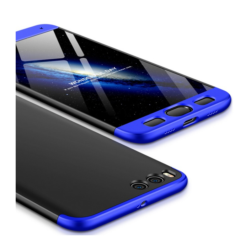 Husa Xiaomi Mi6 GKK 360 Full Cover Negru-Albastru