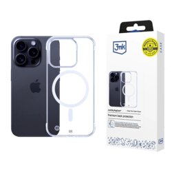 Husa iPhone 16 Pro 3mk Just20g MagCase, transparenta